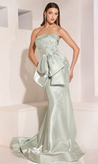 Terani Couture 252E5164 - Shimmer Strapless Trumpet Gown - designer pageant gown at Silhouette Dresses