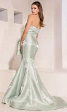 Terani Couture 252E5164 - Shimmer Strapless Trumpet Gown - detail view