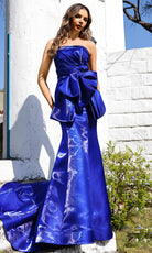 Terani Couture 252E5164 - Shimmer Strapless Trumpet Gown - view 4