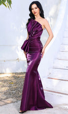 Terani Couture 252E5513 - Strapless Asymmetric Mermaid Gown - view 4