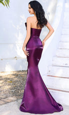 Terani Couture 252E5513 - Strapless Asymmetric Mermaid Gown - view 5