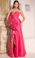 Terani Couture 252E5544 - Strapless Satin Mermaid Gown - designer prom dress at Silhouette Dresses