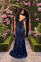 Terani Couture 252GL5227 - Beaded Bodice Sweetheart Neckline Gown - detail view