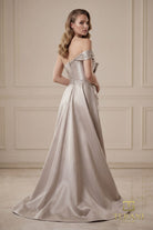 Terani Couture 252M5309 - Off Shoulder Floral Embroidered Gown - view 11
