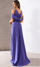 Terani Couture 252M5373 - Cold Shoulder Embellished A-Line Gown