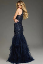 Jovani 25854 - Sleeveless Mermaid Prom Dress - view 5