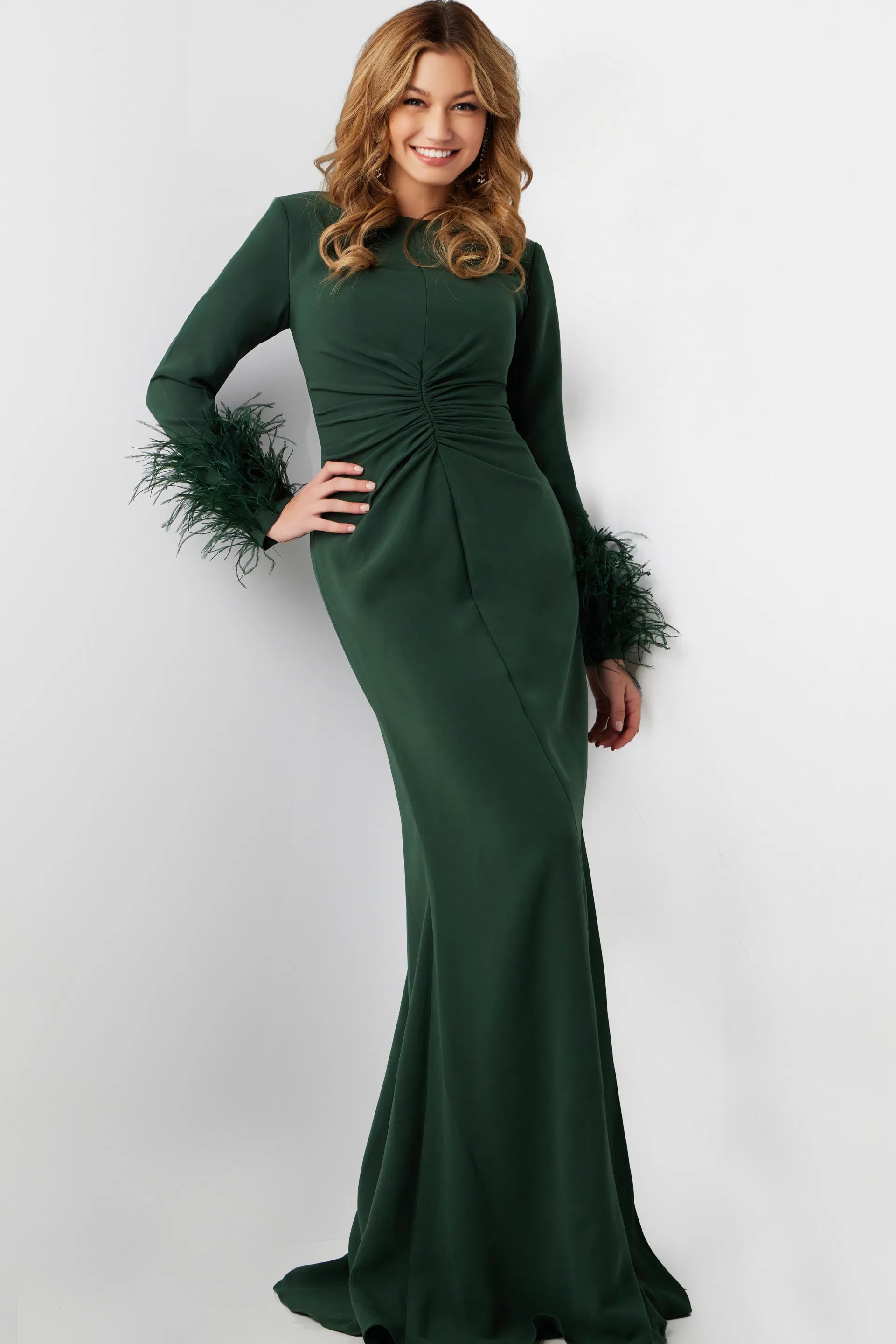 Jovani 25898 - Ruched Back Sheath Mother of the Groom Dress - view 5