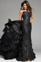 Jovani 26119 - Glitter Fitted Prom Dress - view 7