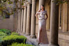 Terani Couture 261M6408 - One Shoulder Satin Peplum Gown - view 5