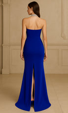 Terani Couture 261E6119 - Crystal Embellished High Neck Evening Gown - view 6