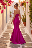 Terani Couture 261E6292 - Mikado Strapless Sweetheart Sheath Gown - view 9