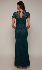 Alyce Paris 27607 - Beaded Tulle Illusion Neckline Gown - view 5
