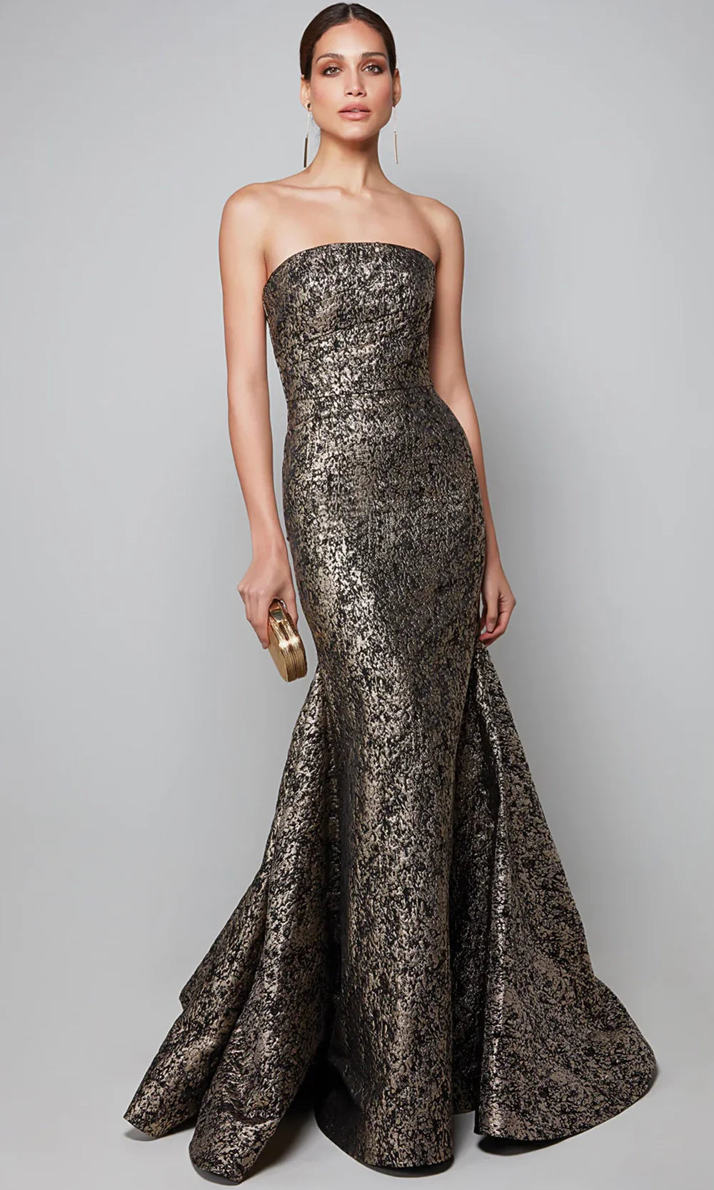 Alyce Paris 27621 - Strapless Jacquard Mermaid Dress - designer formal gown at Silhouette Dresses