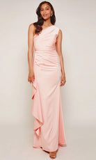 Alyce Paris 27624 - One Shoulder Draped Evening Gown - view 6