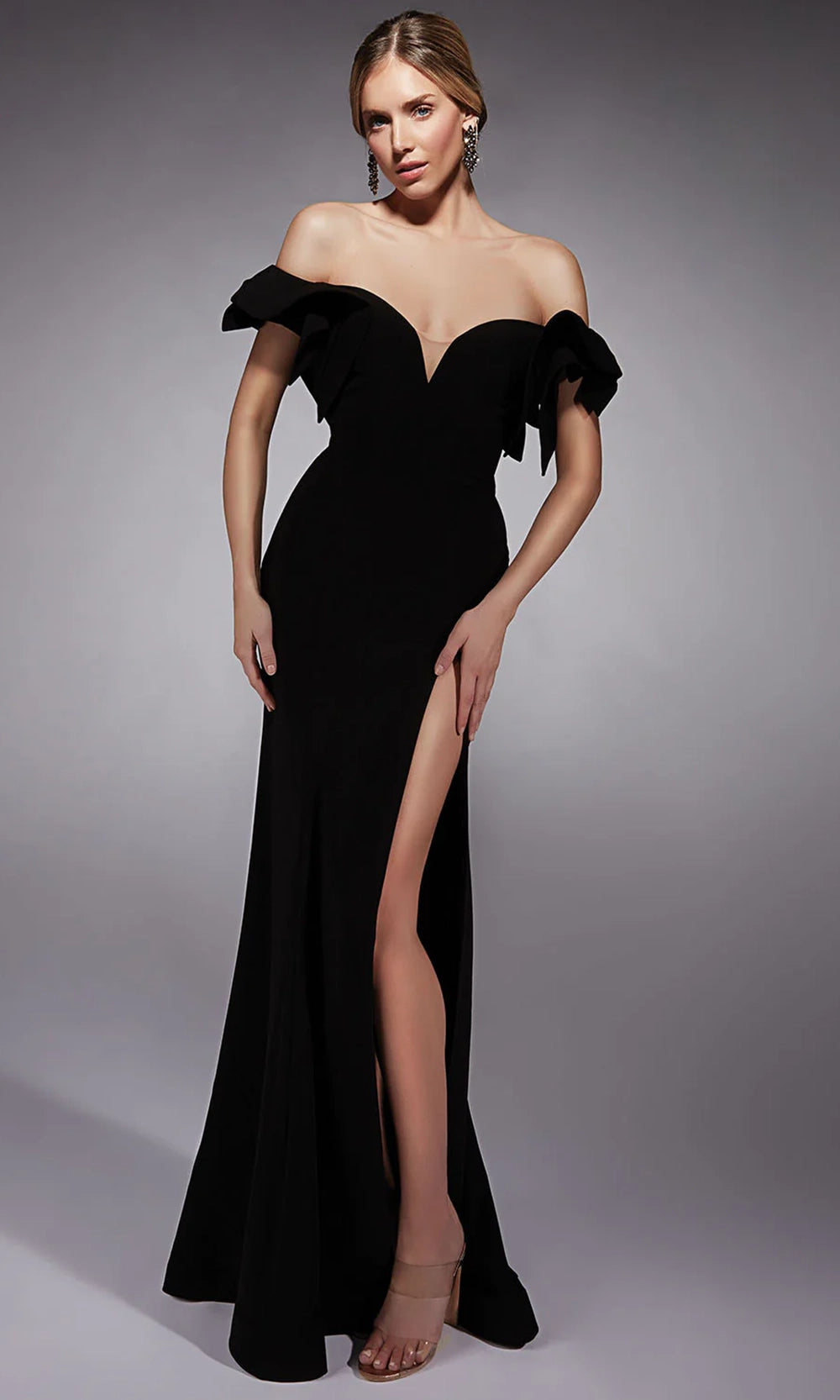 Alyce Paris 27713 - Sweetheart Back Draped Formal Dress - designer formal gown at Silhouette Dresses