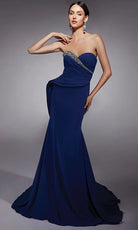 Alyce Paris 27739 - Strapless Trumpet Dress with Crystal Trim - designer formal gown at Silhouette Dresses