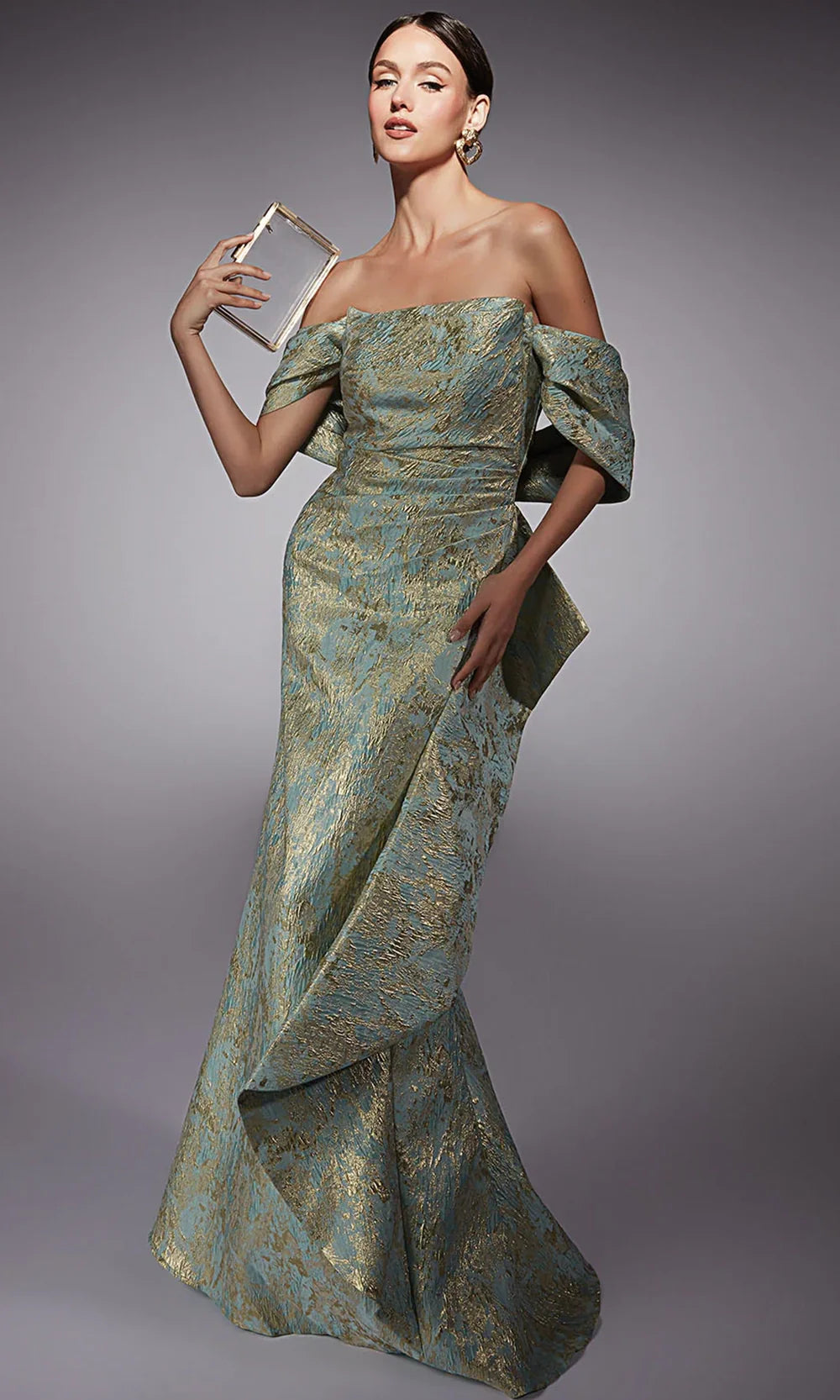 Alyce Paris 27750 - Mermaid Dress with Detachable Sleeves - view 5