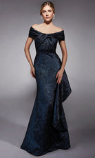 Alyce Paris 27774 - Knotted Off Shoulder Mermaid Gown - designer prom dress at Silhouette Dresses