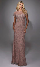 Alyce Paris 27789 - Illusion Neckline Beaded Evening Gown - view 4