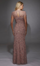 Alyce Paris 27789 - Illusion Neckline Beaded Evening Gown - detail view