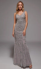 Alyce Paris 27799 - Beaded V Neck Evening Gown - designer prom dress at Silhouette Dresses