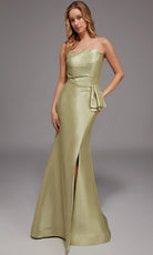 Alyce Paris 27806 - Strapless Pleated Mermaid Gown - back view