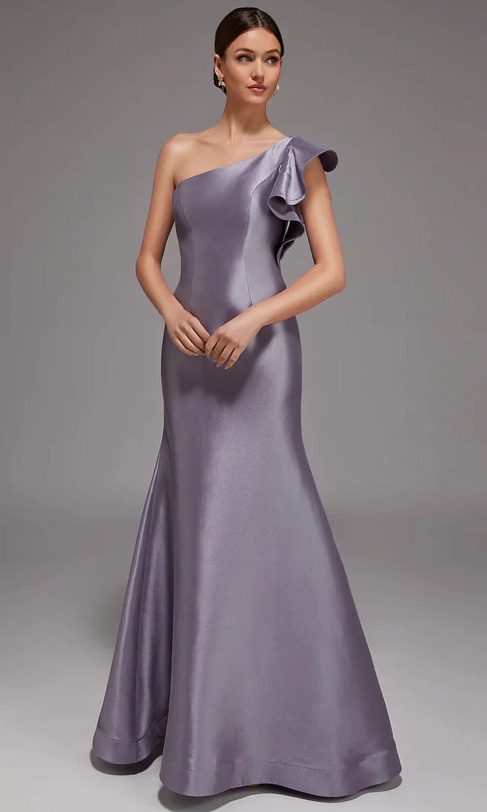 Alyce Paris 27826 - One Shoulder Mermaid Evening Gown - designer mother of the bride dress at Silhouette Dresses