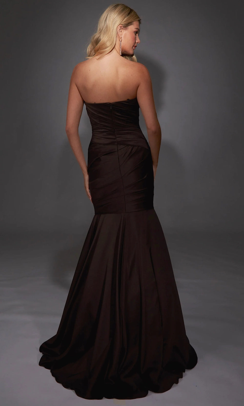 Alyce Paris 27836 - Strapless Ruched Mermaid Gown - detail view