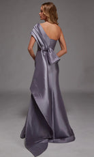 Alyce Paris 27838 - One Shoulder Draped Mermaid Gown - back view