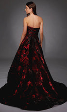 Alyce Paris 27862 - Strapless Ball Gown with Detachable Sleeves - detail view