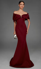 Alyce Paris 27883 - Elegant Off Shoulder Mermaid Scuba Gown
