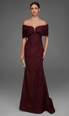 Alyce Paris 27894 - Floral Texture Sheath Evening Gown