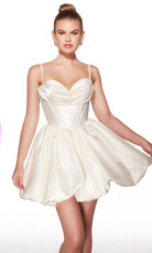 Alyce Paris 30012 - Bubble Skirt Satin Sleeveless Dress - designer cocktail dress at Silhouette Dresses