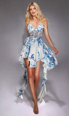 Alyce Paris 30055 - Sleeveless High Low A-line Dress - view 5
