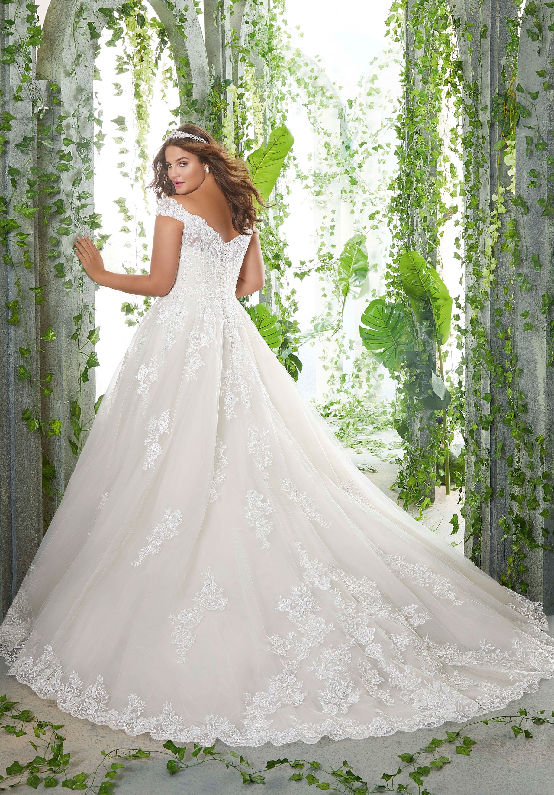 Pamela Plus Size Wedding Dress by Julietta by Morilee