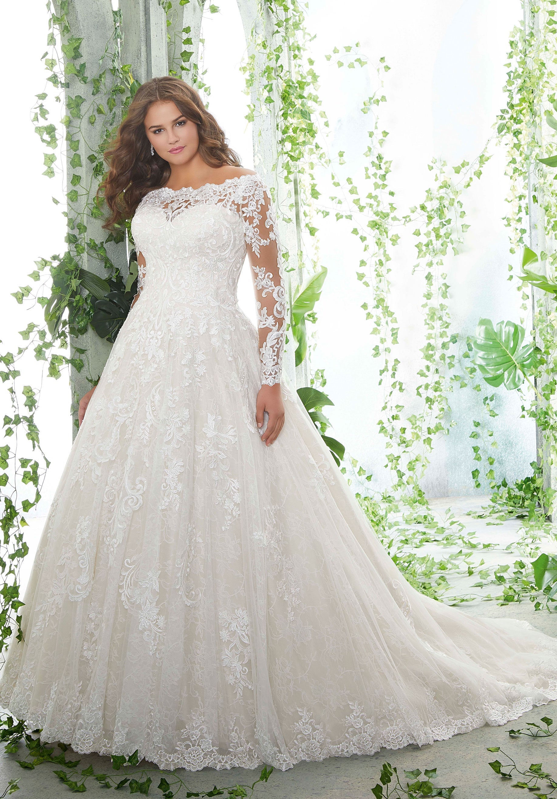 Patience Plus Size Wedding Dress by Julietta by Morilee
