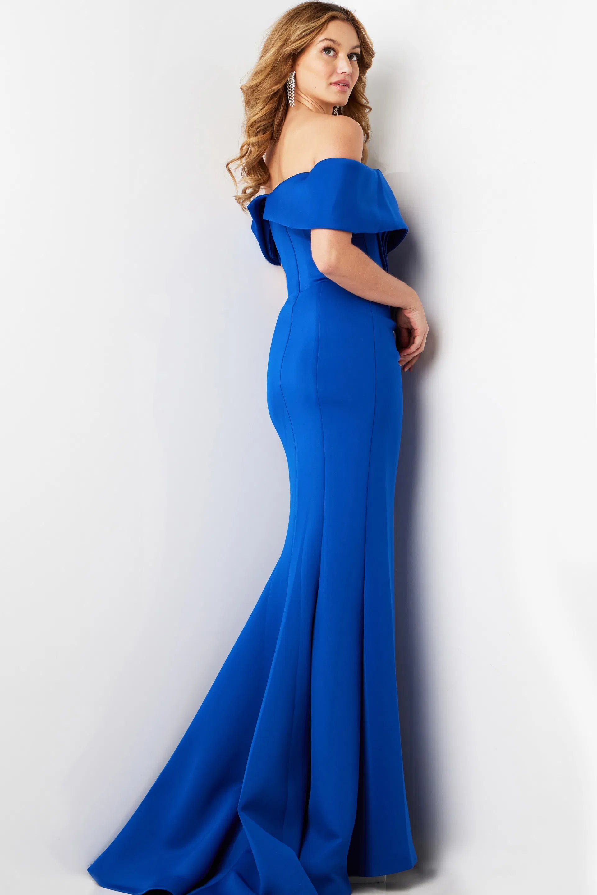 Jovani 37148 - Corset Evening Dress with Slit - view 5