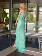 Primavera Couture - 3729 One Shoulder Asymmetrical Dress