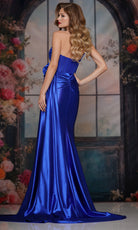 Colors Dress 3731 - One Shoulder Rosette Accent Gown - view 4