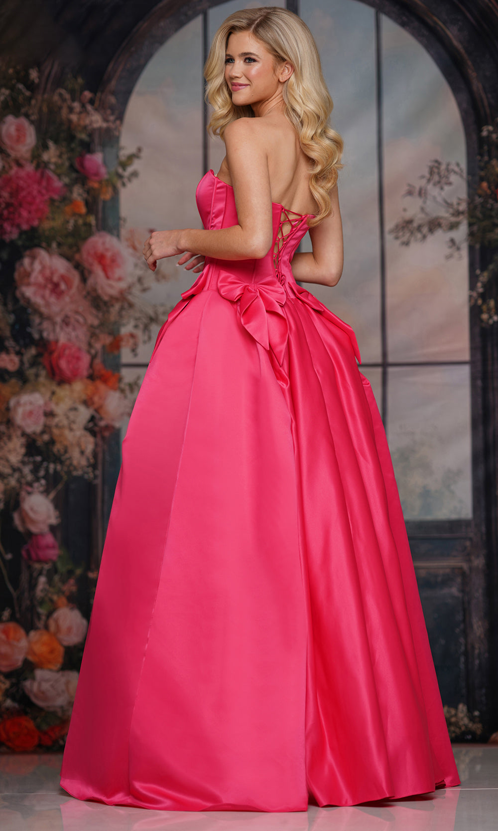 Colors Dress 3739 - Bow Accent Sweetheart A-line Gown - detail view