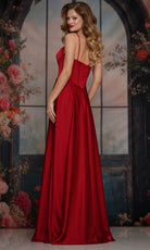 Colors Dress 3743 - Sweetheart Satin A-line Gown - detail view