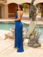Primavera Couture - 3761 Asymmetrical Sequin Double Strap Dress