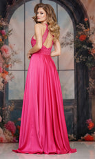 Colors Dress 3822 - Cutout Back Beaded Illusion Gown - detail view