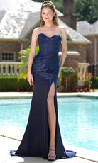 Colors Dress 3837 - Sweetheart Fitted Gown with Ruching - Silhouette Dresses