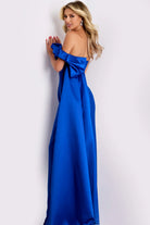 Jovani 38864 - One-Shoulder Column Prom Gown - view 6