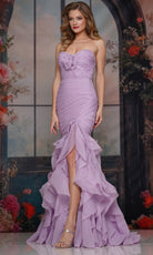 Colors Dress 3886 - Strapless Ruffled Mermaid Gown - view 4