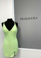 Primavera Couture 3900 - V-Neck Cocktail Dress