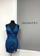 Primavera Couture 3900 - V-Neck Cocktail Dress