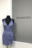 Primavera Couture 3900 - V-Neck Cocktail Dress
