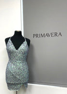 Primavera Couture 3900 - V-Neck Cocktail Dress